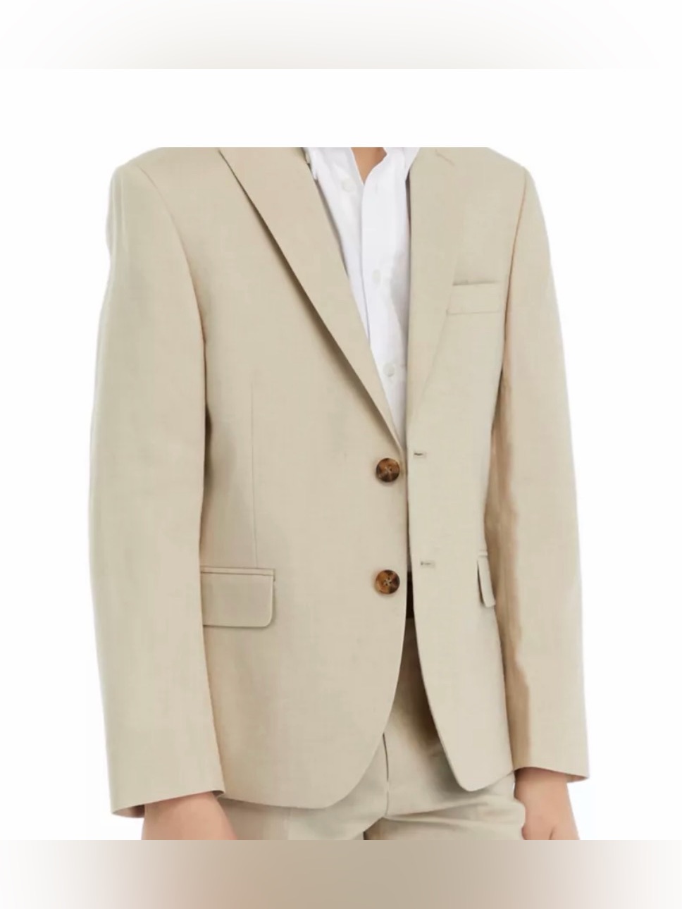 B By Brooks Brothers Boys 18 Solid Suit Separate Jacket